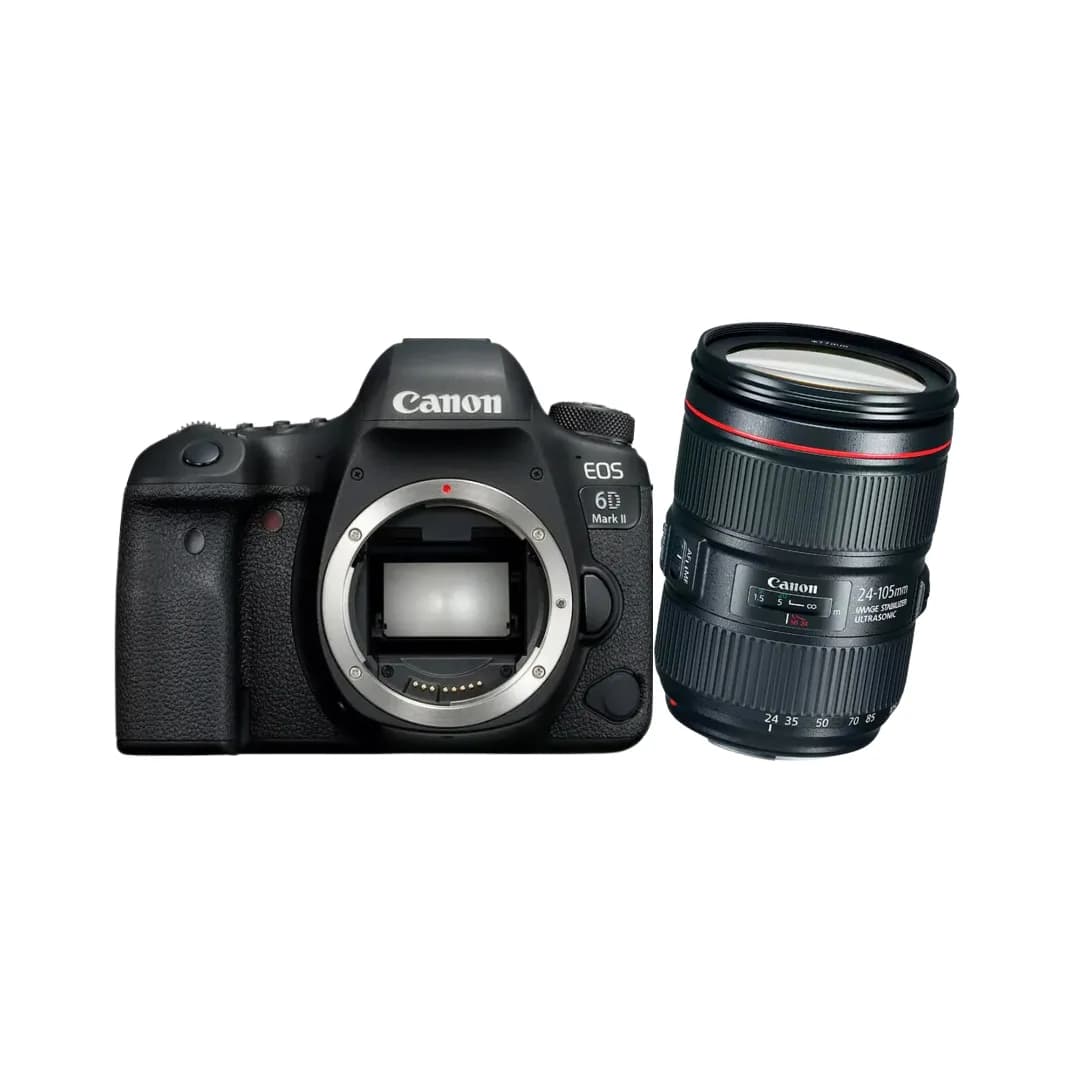 KIT Câmera Canon Dslr EOS 6D Mark LL +lente Canon EF 24-105MM F/4L IS II USM