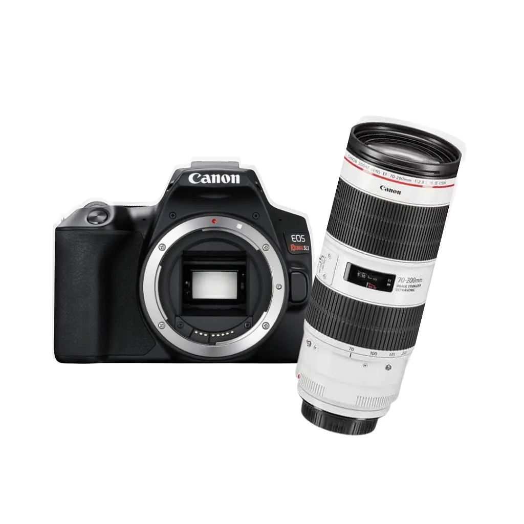 KIT Câmera Canon Dslr EOS Rebel SL3 +lente Canon EF 70-200MM F/2.8L USM