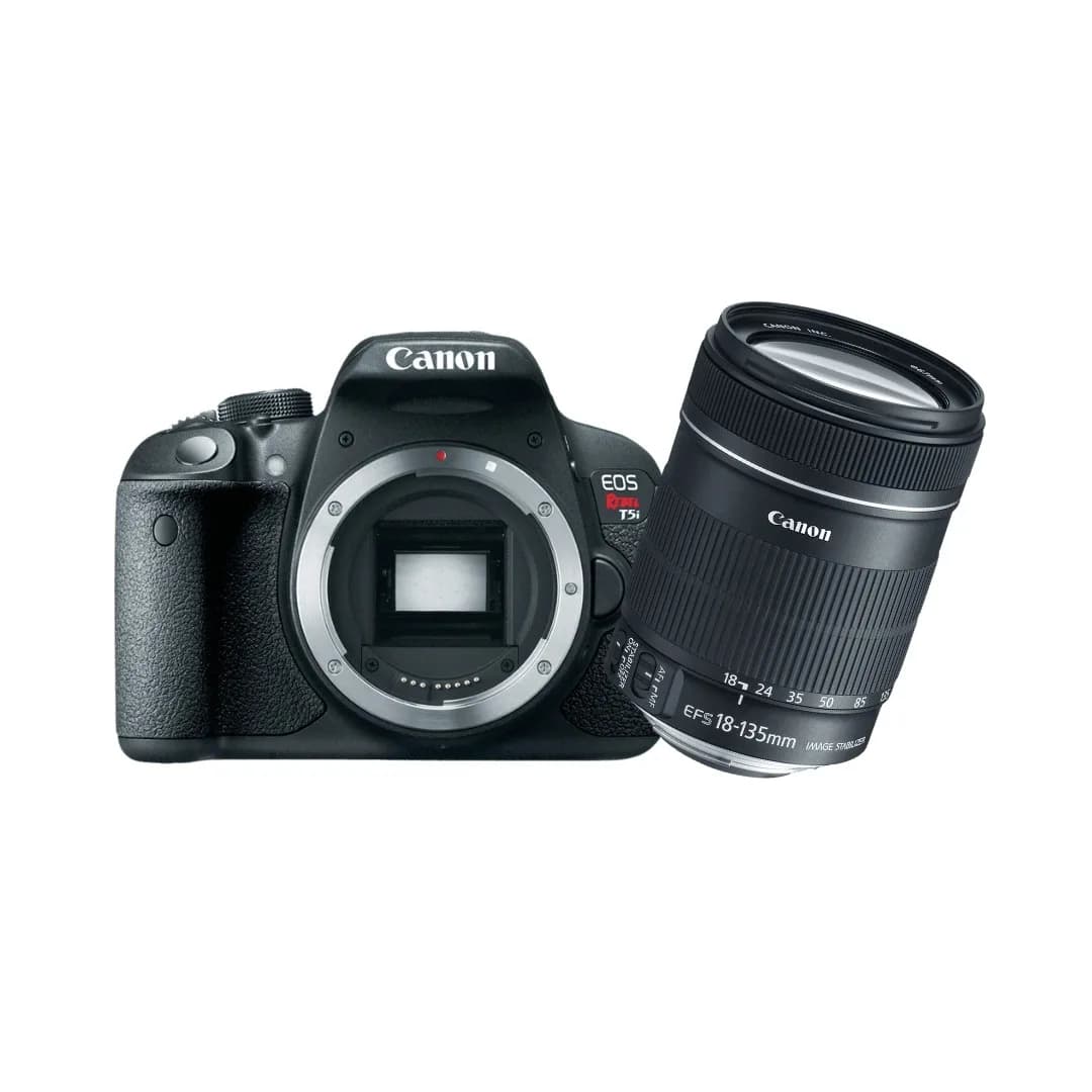 KIT Câmera Canon Dslr EOS Rebel T5I + Lente Canon Ef-s 18-135MM F3.5-5.6 IS STM