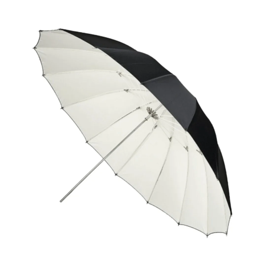 Sombrinha Refletora Parabolica Preta e Branca 140CM YU304-140