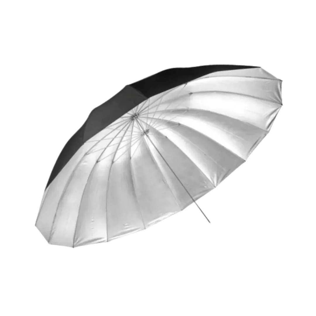 Sombrinha Refletora Parabolica Preta e Prata 140CM YU302-140